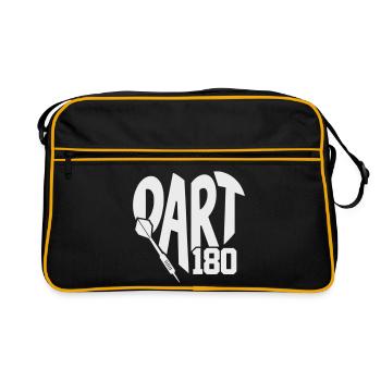 Dart 180 Art & Dart Design - Retro Bag - black/gold - Front