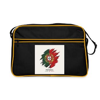 Espagne Vintage Color Design Style rétro - Sac Retro - noir/or - Devant