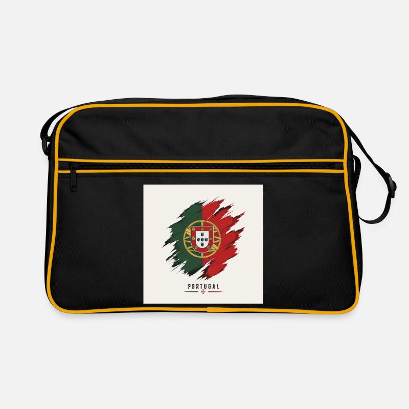 Spanien Vintage Farbdesign Retro Stil Retro Tasche
