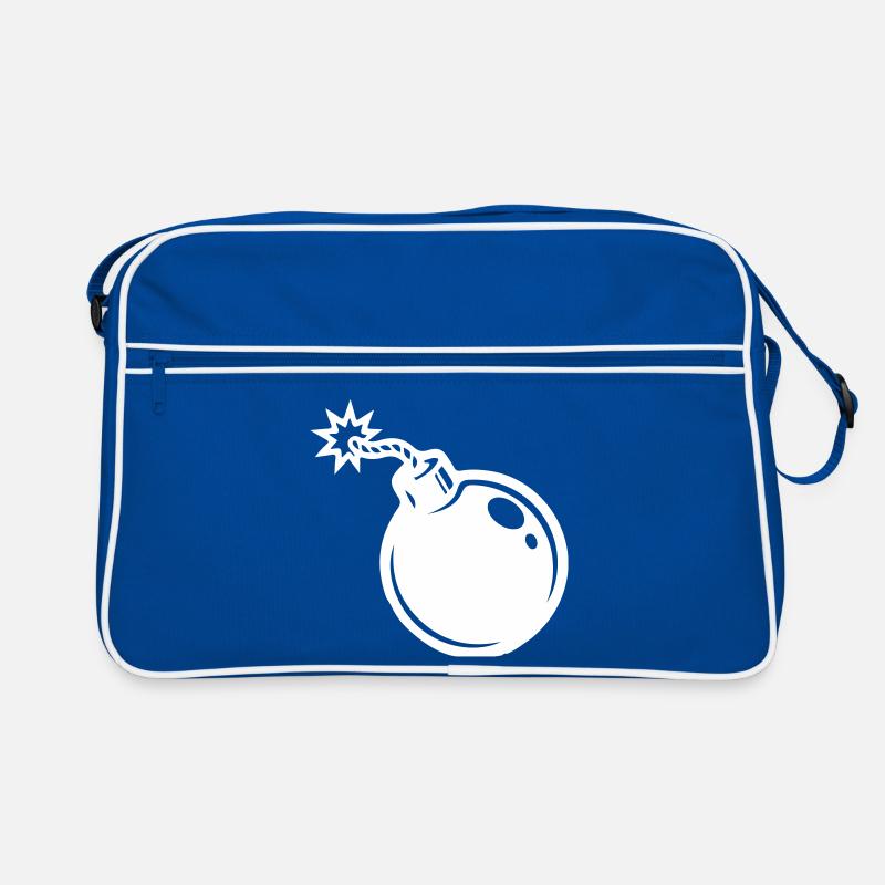 Bomb Icon Retro Bag