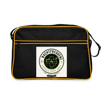 Night Frequency Cosmic Care Unit - Retro Bag - black/gold - Front