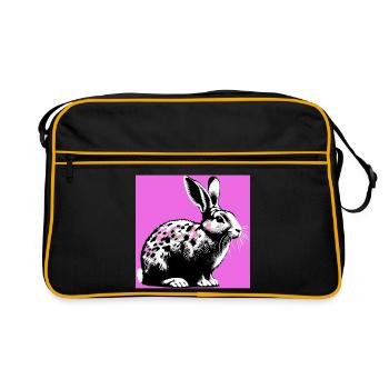 rabbit - Retro Bag - black/gold - Front