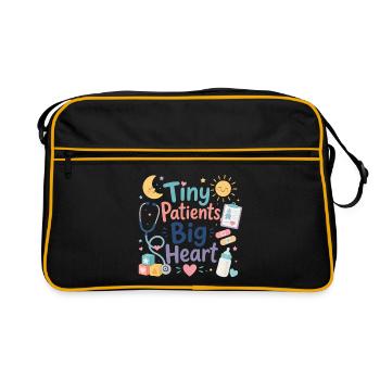 Soins pédiatriques pour les petits patients - Sac Retro - noir/or - Devant