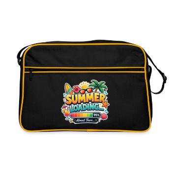 Summer Loading Vacation Incoming T-Shirt - Sac Retro - noir/or - Devant