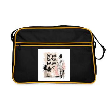 C44E0514-D160-4EC5-B75F-FFC0E88E6842 - Sac Retro - noir/or - Devant