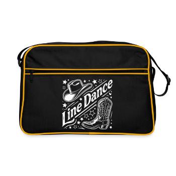 Line Dance Western Graphic - Retro Bag - black/gold - Front