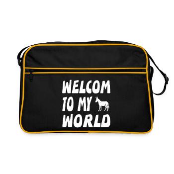 donkey - Retro Bag - black/gold - Front