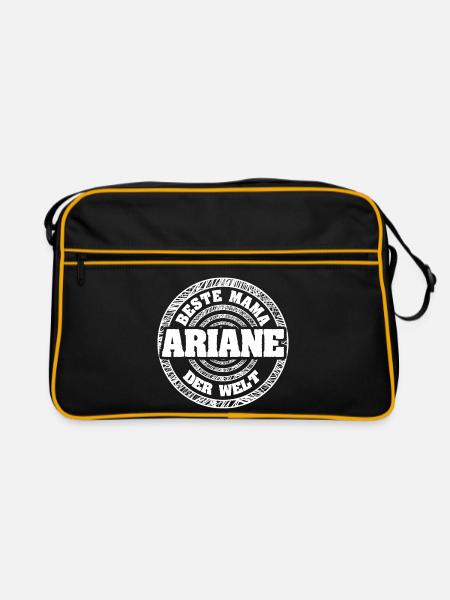 Mama Ariane - Retro Tasche - Schwarz/Gold