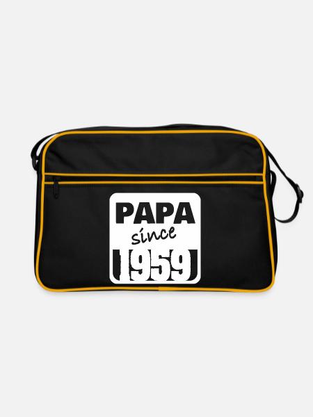Vater 1959 - Retro Tasche - Schwarz/Gold