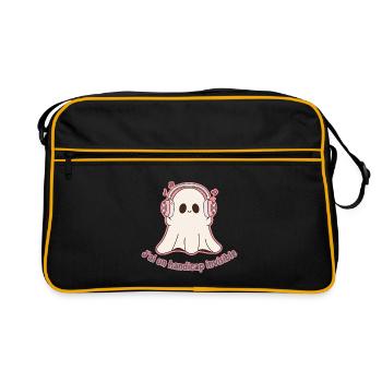 Phantom-DJ unsichtbare Behinderung - Retro Tasche - Schwarz/Gold - Vorne