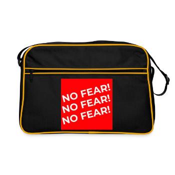 NF 3 - Retro Tasche - Schwarz/Gold - Vorne