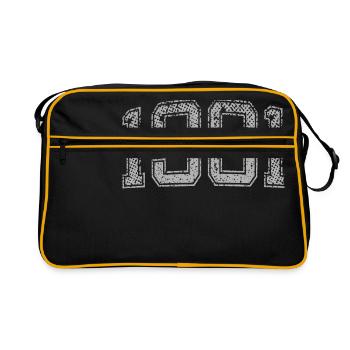 1981 années - Sac Retro - noir/or - Devant