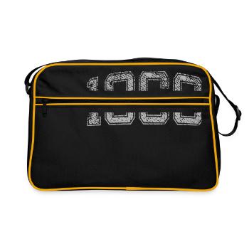 1966 années - Sac Retro - noir/or - Devant