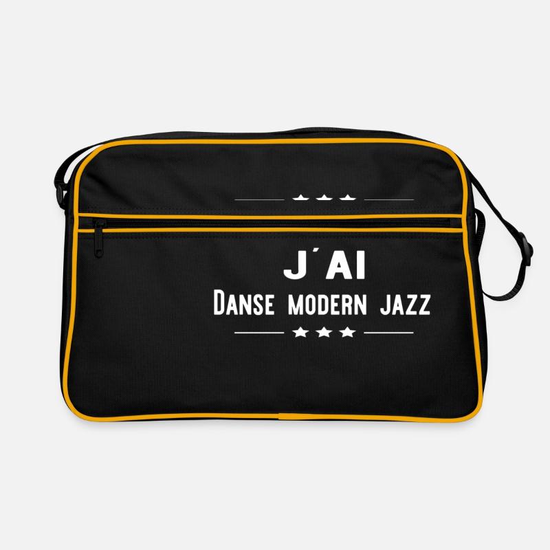J'peux pas j'ai Danse modern jazz cadeau noel - Sac Retro - noir/or