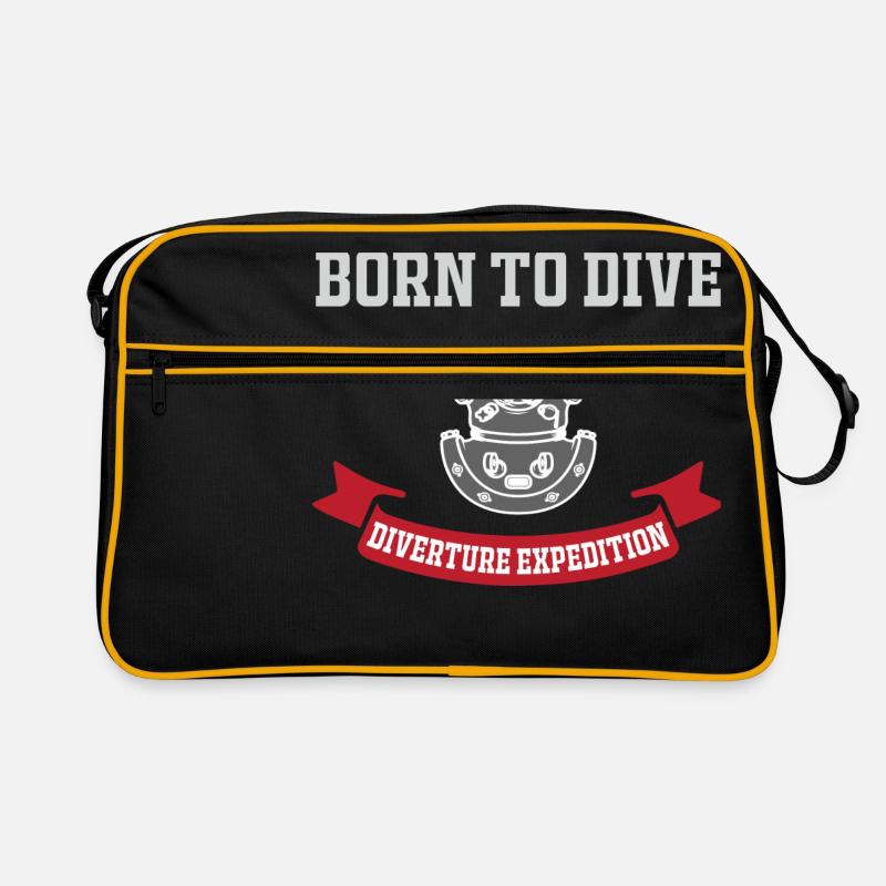 Born to Dive Retro Tasche