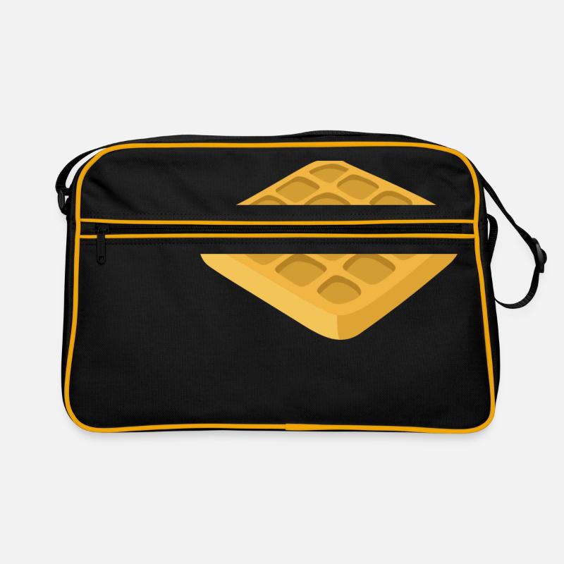 belgian waffles belgian waffles breakfast4 Retro Bag
