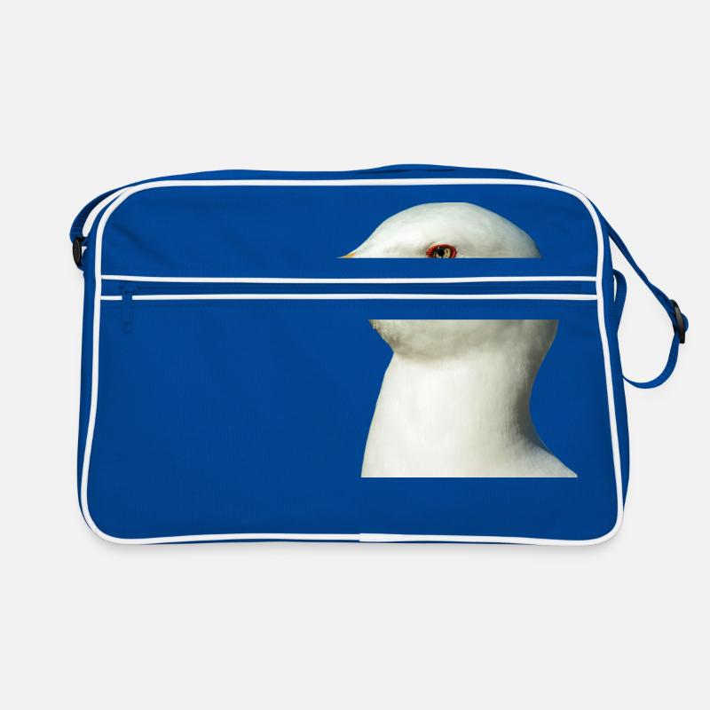 seagull moewe bird voegel animals animal Retro Bag