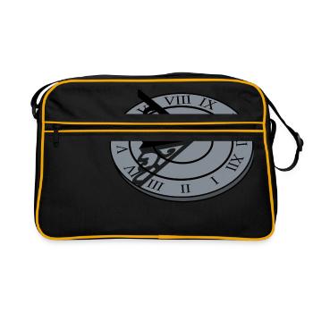 clock time clock time hourglass hourglass140 - Retro Bag - black/gold - Front
