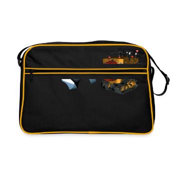 The size is what matters! - Drill - Retro Bag - black/gold - Front