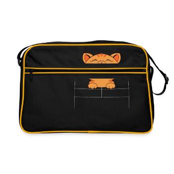 kitten - Retro Bag - black/gold - Front