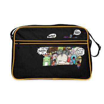 concentration - Sac Retro - noir/or - Devant