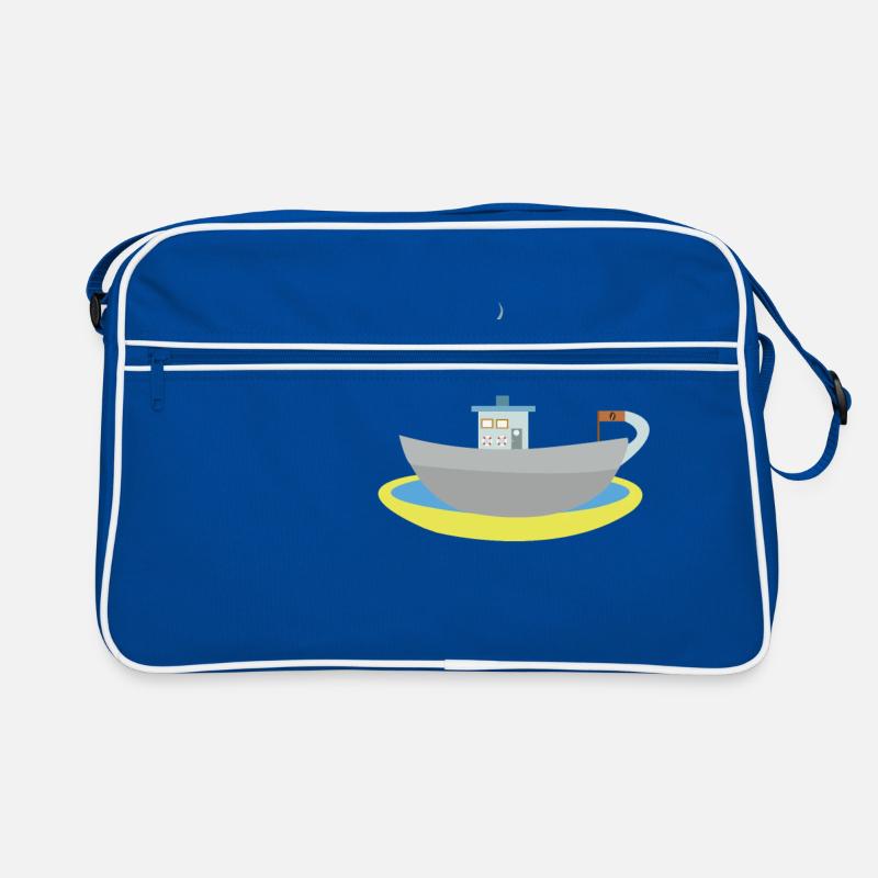 Kaffeetassenschiff Retro Tasche