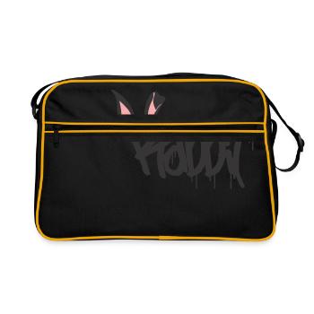 lapin - Sac Retro - noir/or - Devant