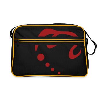 Dynamic red - Retro Bag - black/gold - Front