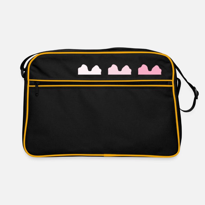 Silhouette pink ribbon gift idea ballet Retro Bag