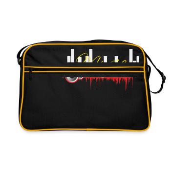 music - Retro Bag - black/gold - Front