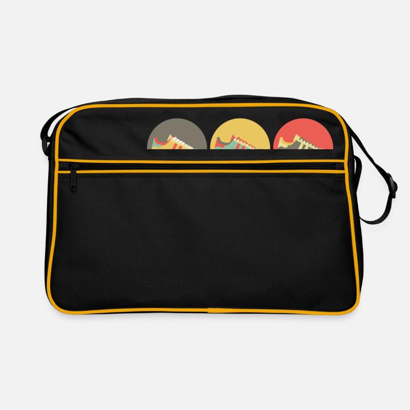 Sneakers retro - Retro Tasche - Schwarz/Gold