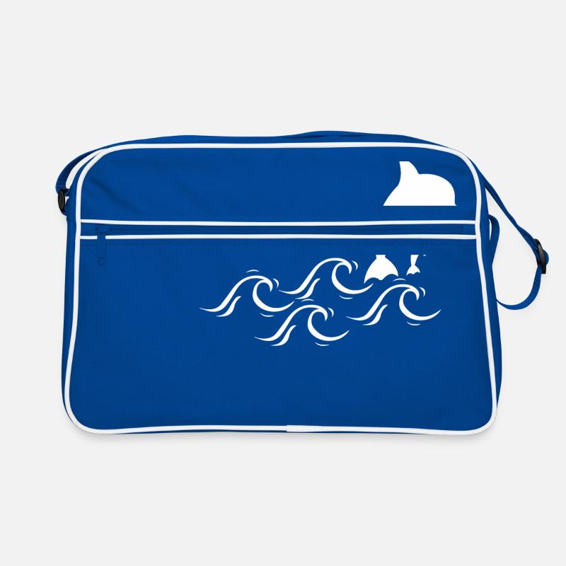 Dolphin dolphins Retro Bag