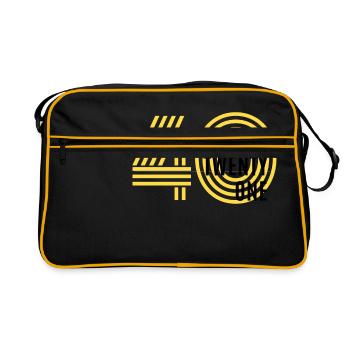 Fourty - Retro Bag - black/gold - Front
