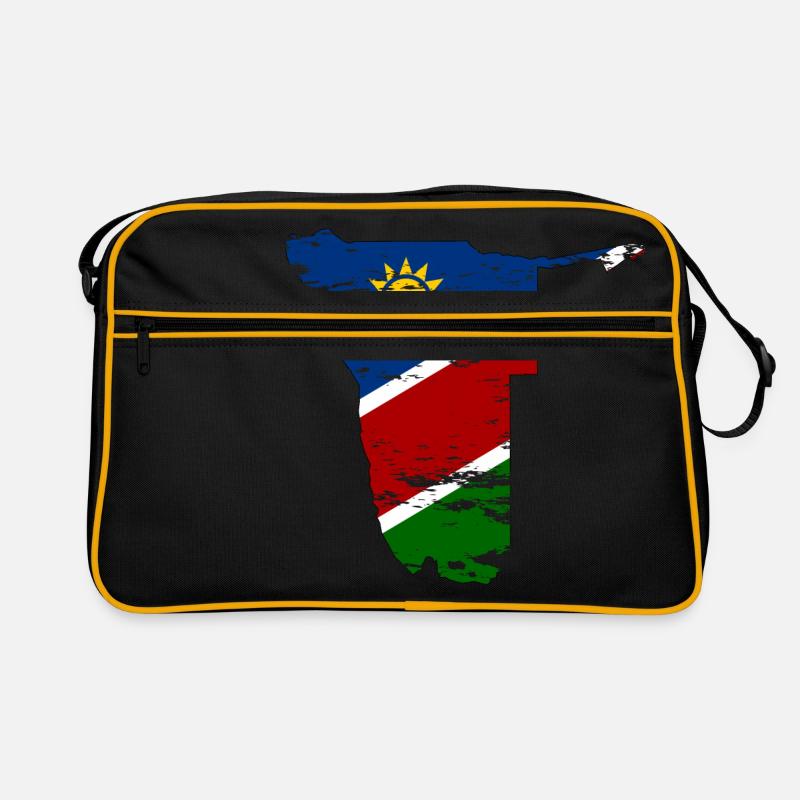 Namibia map used Retro Bag