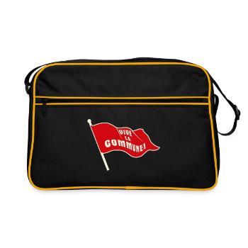 Commune Communism USSR Soviet Union Gift - Retro Bag - black/gold - Front