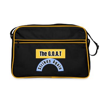 The GOAT Strikes Again - Retro Bag - black/gold - Front