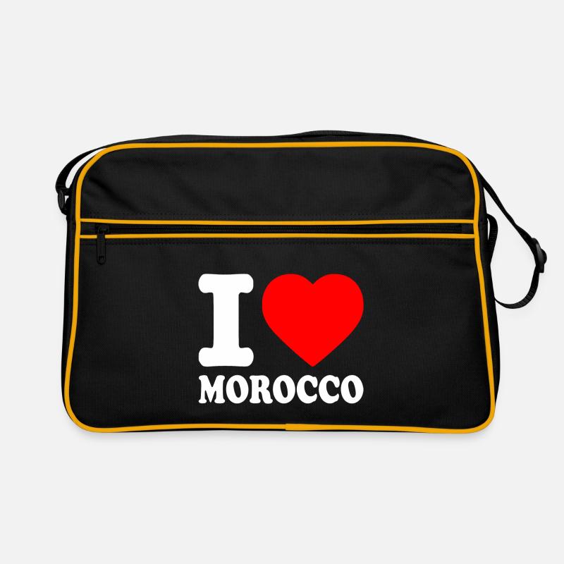 I love morocco - maroc Sac Retro