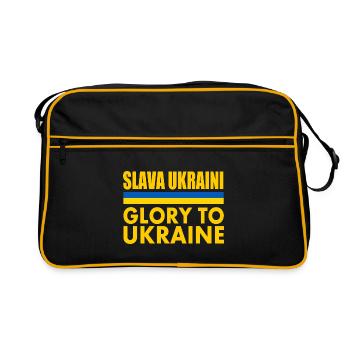 Slava ukraini - Sac Retro - noir/or - Devant