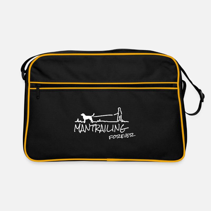Mantrailing forever search dog dog lovers Retro Bag