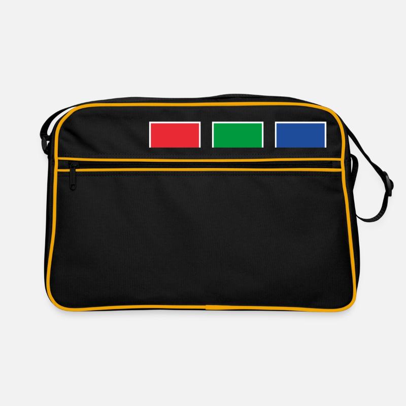 RGB - Retro Tasche - Schwarz/Gold