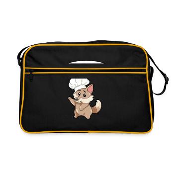 Chef Wolf - Sac Retro - noir/or - Devant