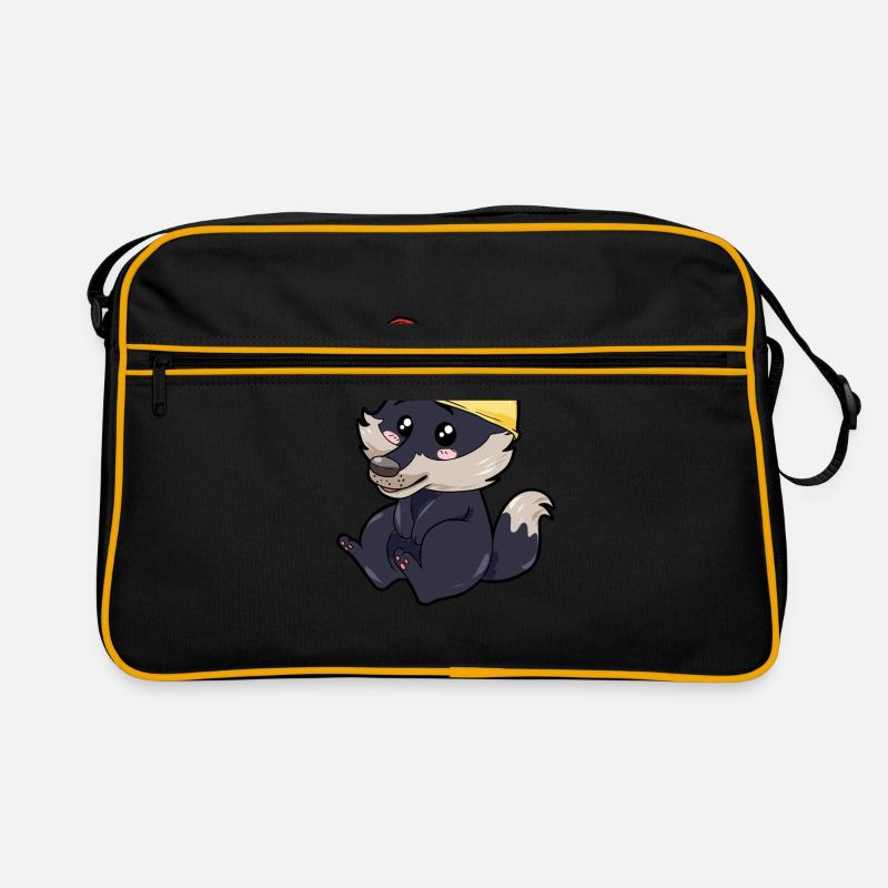 Bergarbeiter Wolf Retro Tasche