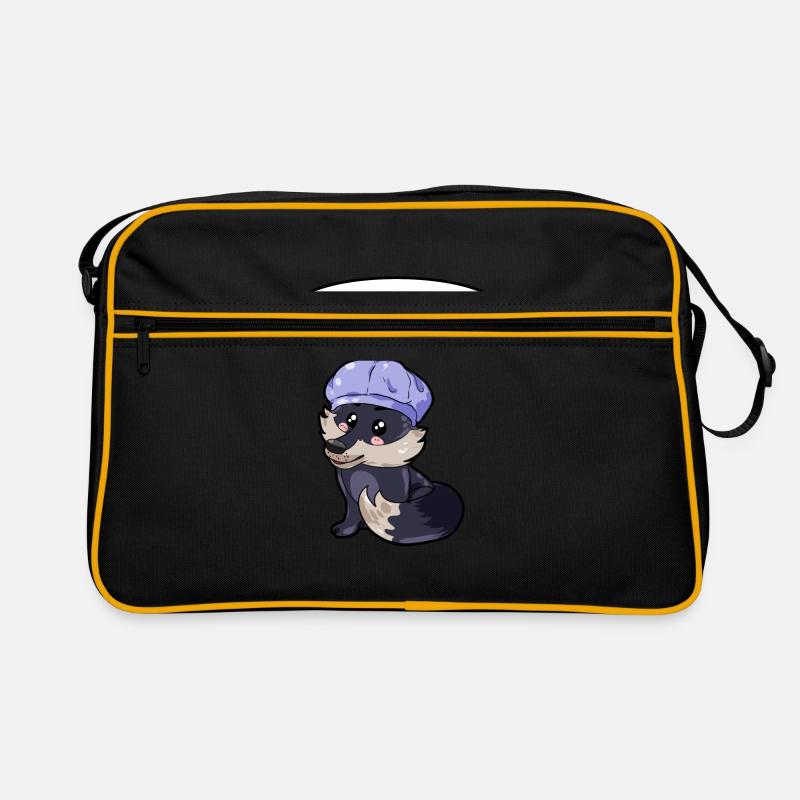 Maler Wolf Retro Tasche