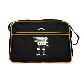 Robot - Sac Retro - noir/or - Devant