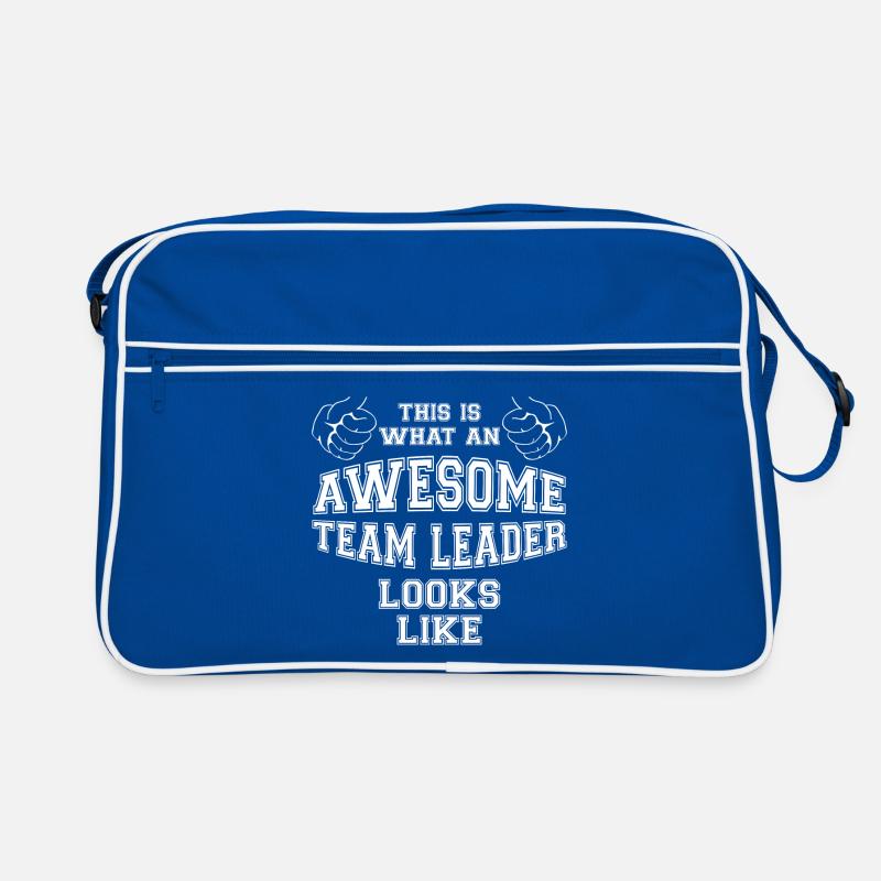 So sieht ein Super Team Leader aus Retro Tasche