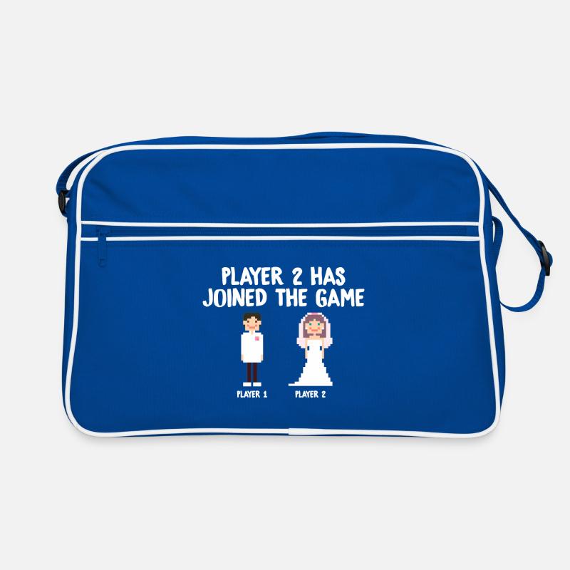 Player 2 Has joined the game Wedding Gift Retro Bag