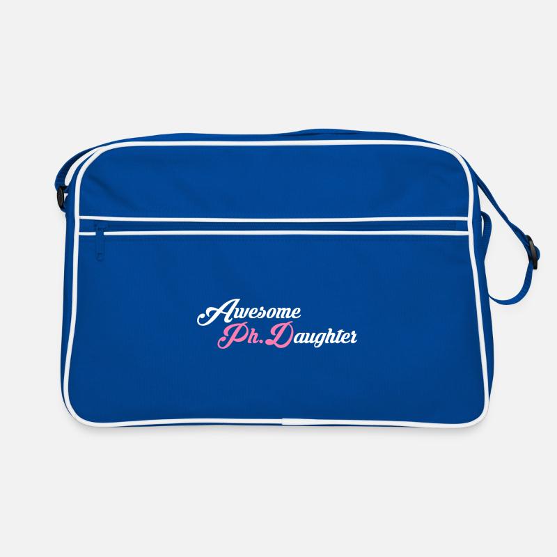 Awesome Phd Daughter Phd Abschluss Geschenk Retro Tasche