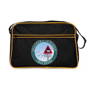 Svalbard 78 North I was there. North pole Arctic - Retro Bag - black/gold - Front