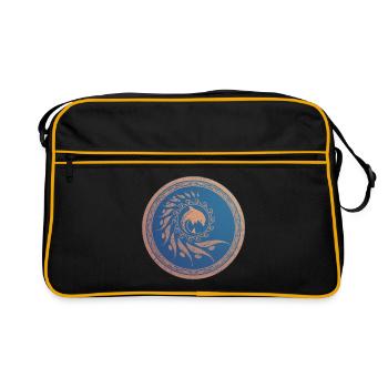Dauphin Nautilus - Sac Retro - noir/or - Devant