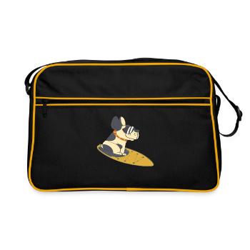 Stand up paddling | SUP | Paddleboarding - Retro Bag - black/gold - Front